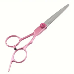 Rose Gold Stainless Steel Lightweight Right-Handed Barber Scissors 6 Inch Professional Hair Thinning Shears Sharp Convex Edge