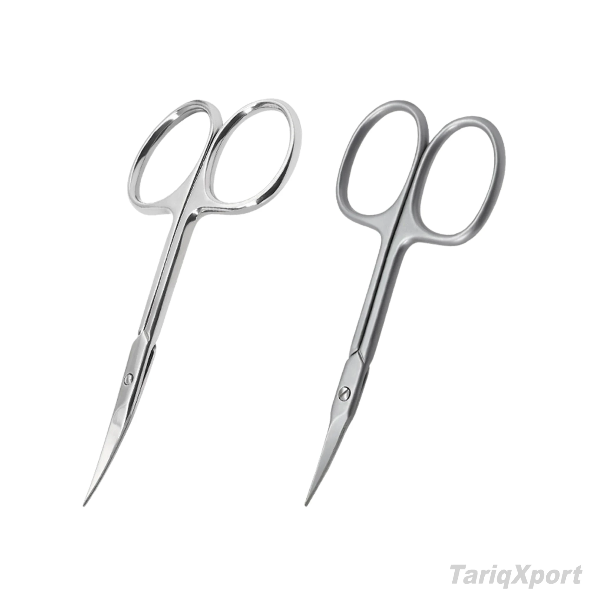 Professional Beauty Stainless Steel Sharp Straight Eyebrow Scissors Cuticle & Dead Skin Trimmer for Nail Art & Pedicure - Image 2
