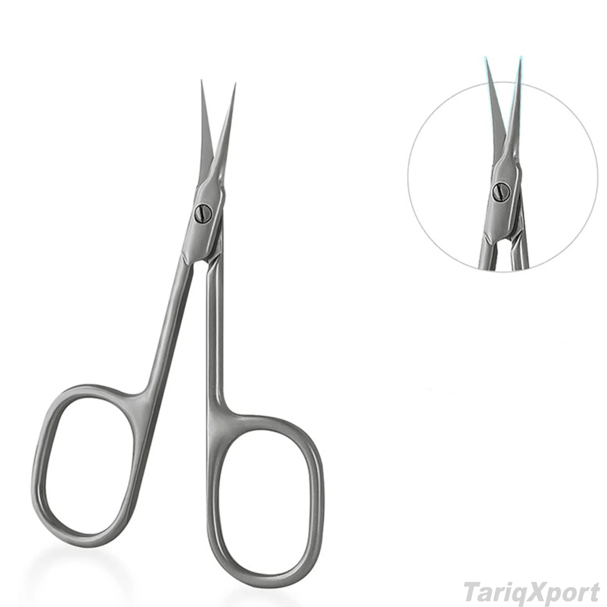 Professional Stainless Steel Silver Handle Cuticle Nail Scissor in Custom Shape Use in Manicure Scissor Nail Cutting Scissors - Image 5