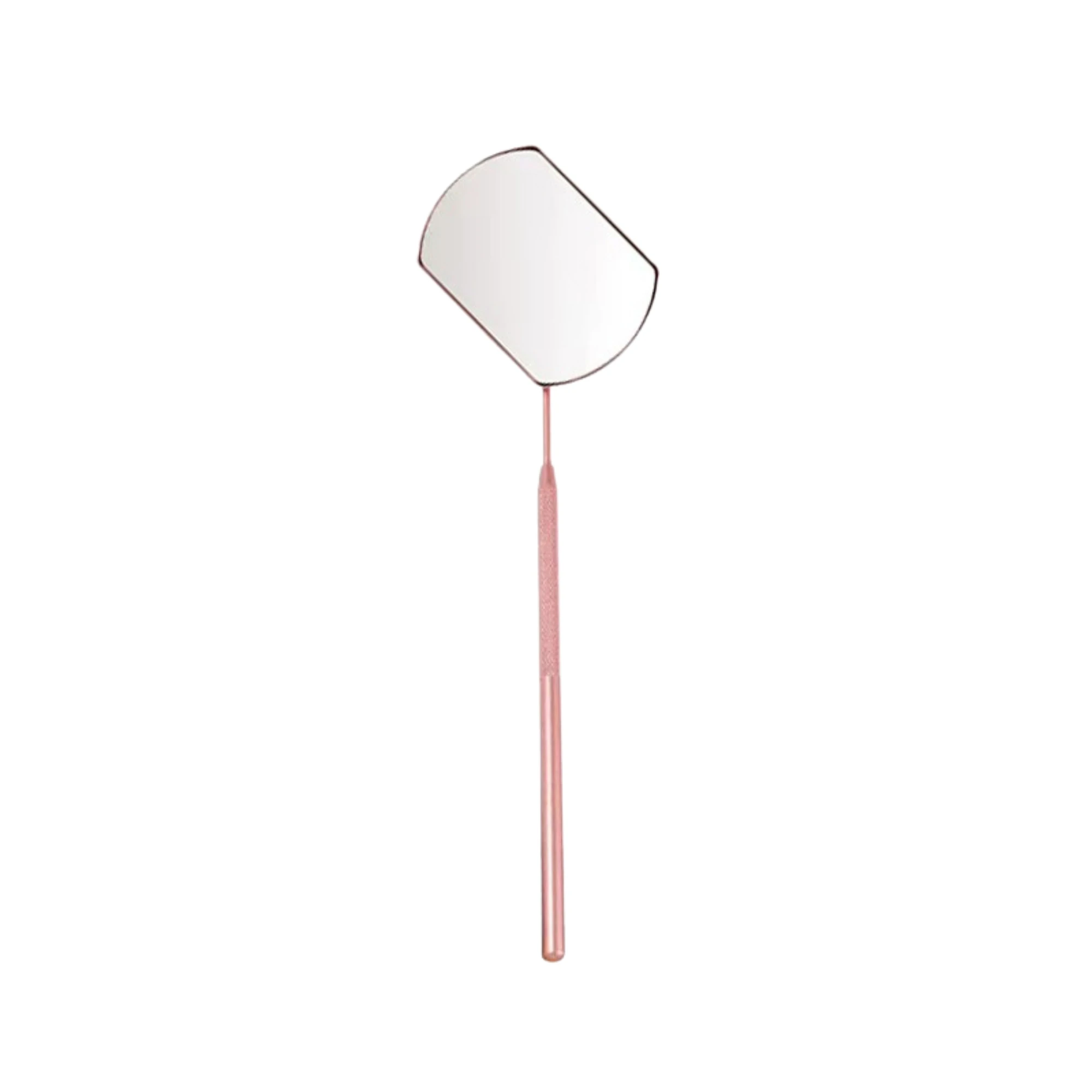 Professional Costum Stainless Steel Lighted Eyelash Mirror with Pocket Eyelash Extensions Accessories Comfortable Handle