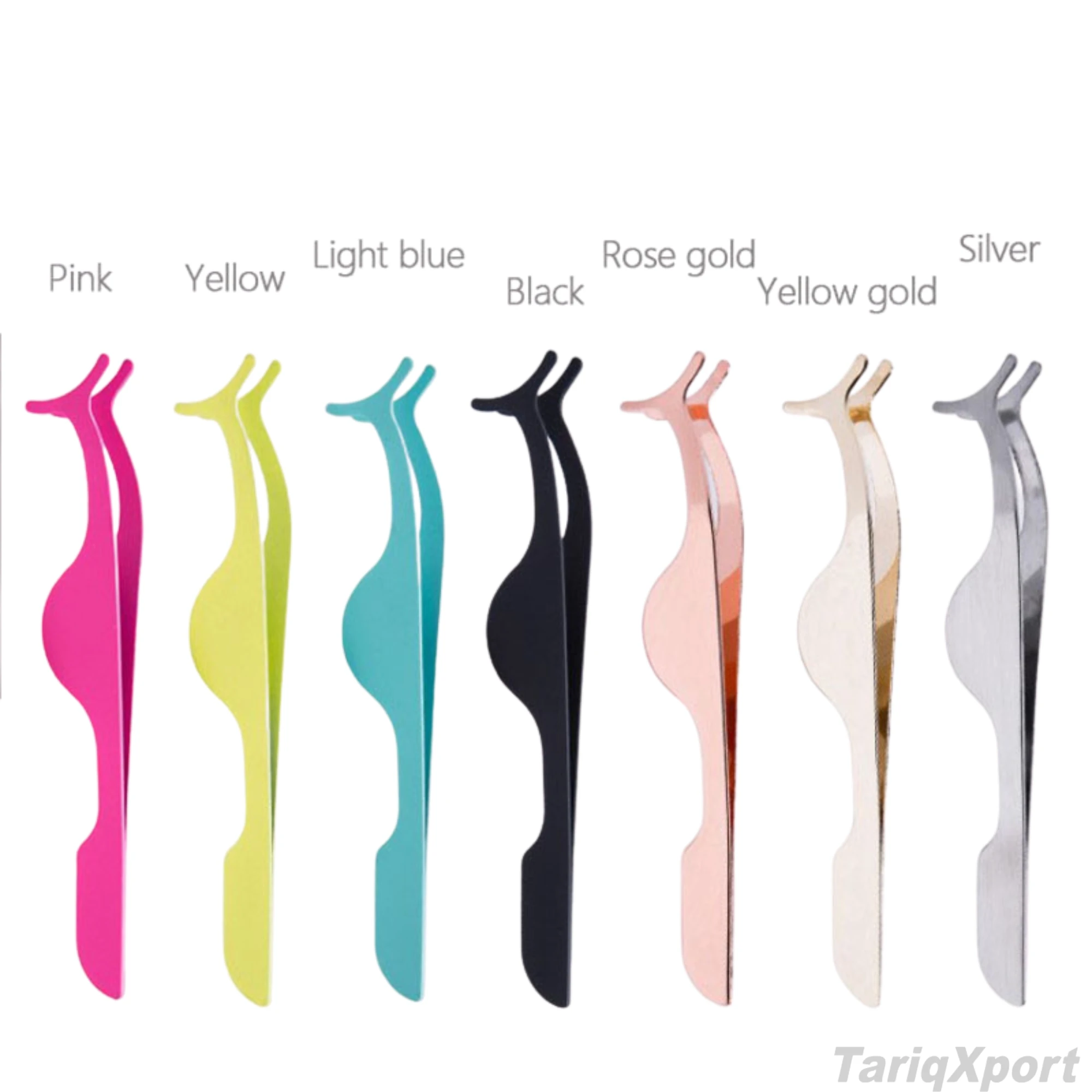 Professional False Eyelash Curler Lash Applicator Tweezers Scissors Comfortable Handle Custom Packaging Stainless Steel Tools - Image 5