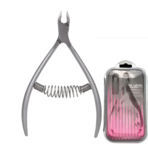 Wholesale Professional Stainless Steel Cuticle Nippers Double Spring Toe Nail Cuticle Clipper Plier Wide Jaw Opening Curved
