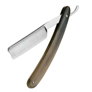 New Professional Disposable Straight Razor with Stainless Steel Blade and Wood Handle for Face & Body Use