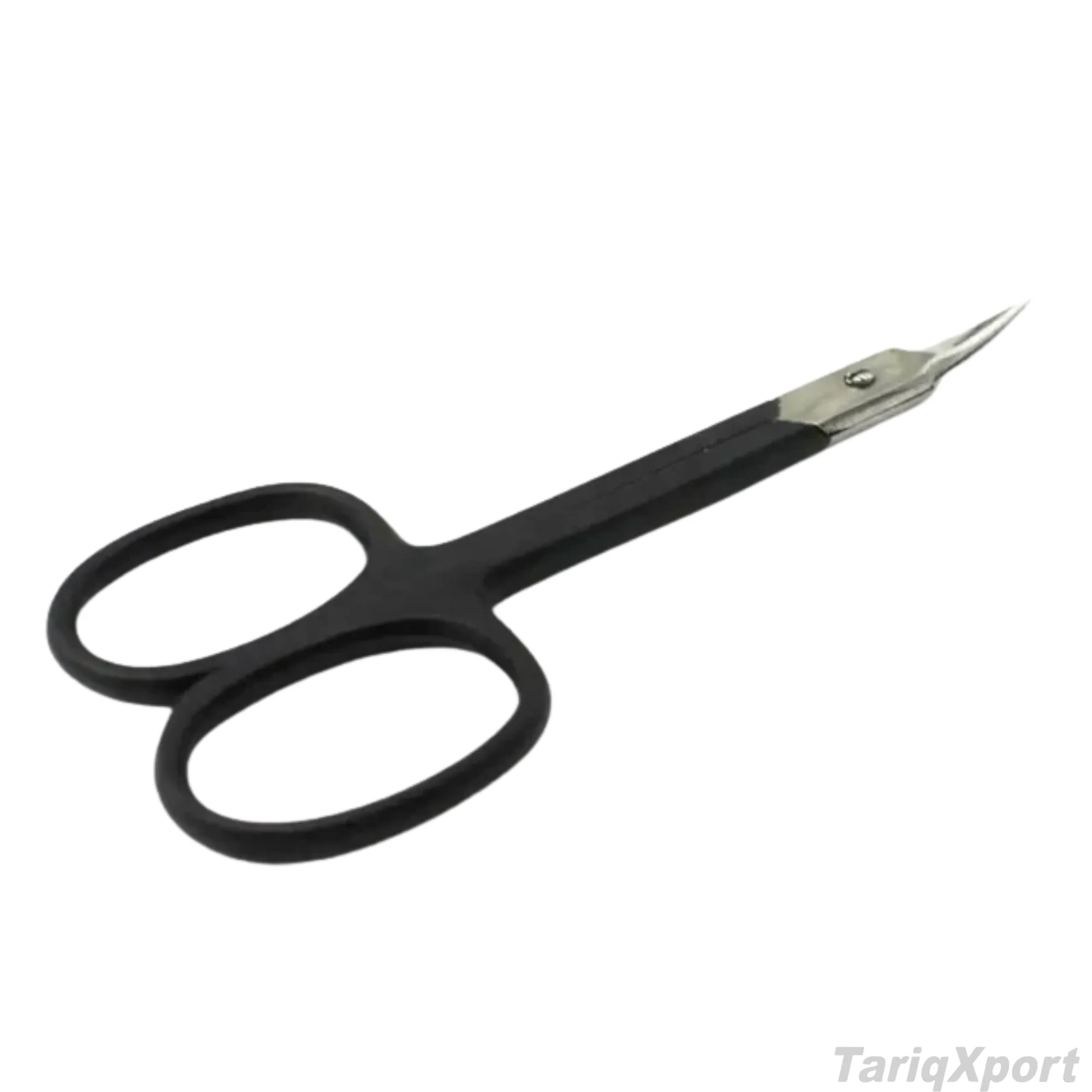 Black Handle Stainless Steel Cuticle Scissors Sharp Blade Beauty Tools For Manicure Adults Round Hole Design Durable - Image 6