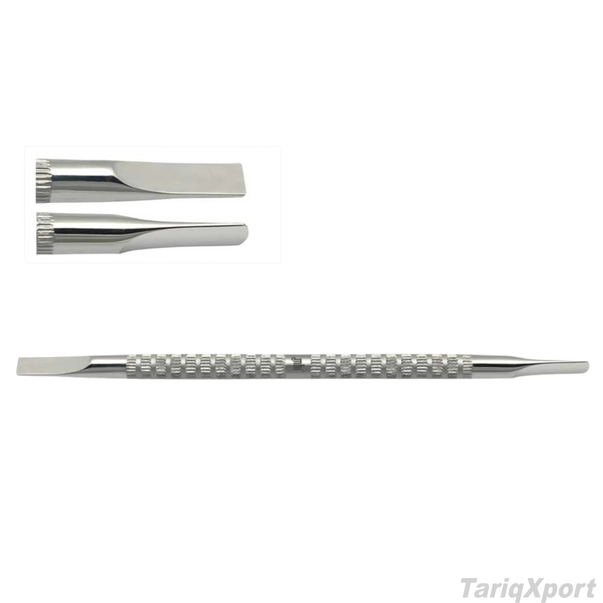 Professional High Quality Stainless Steel Double-Head Reusable Cuticle Nail Pusher Comfortable Handle Custom Logo Manicure Set - Image 6