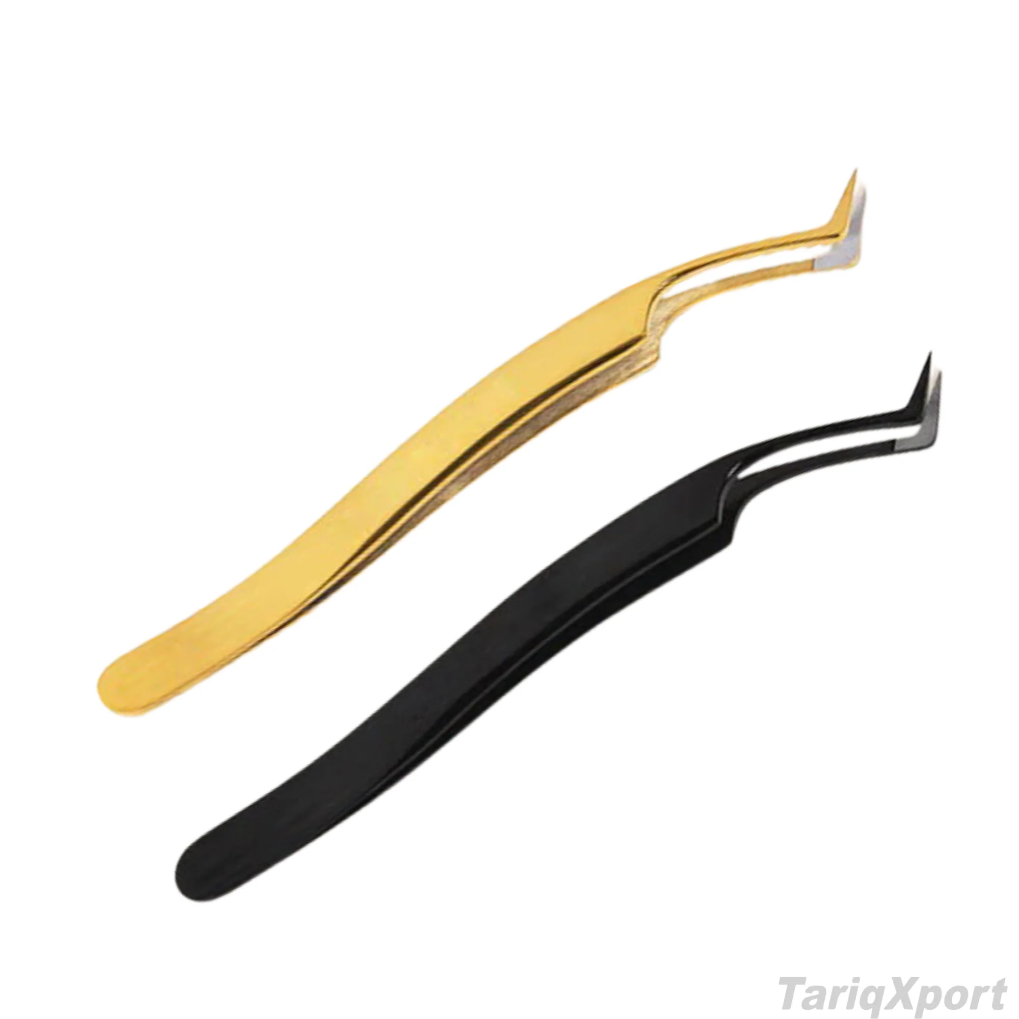 Professional High Quality Stainless Steel Eyelash Tweezers Best Beauty Instruments Eyelash Beauty Tools with Costum Color - Image 2