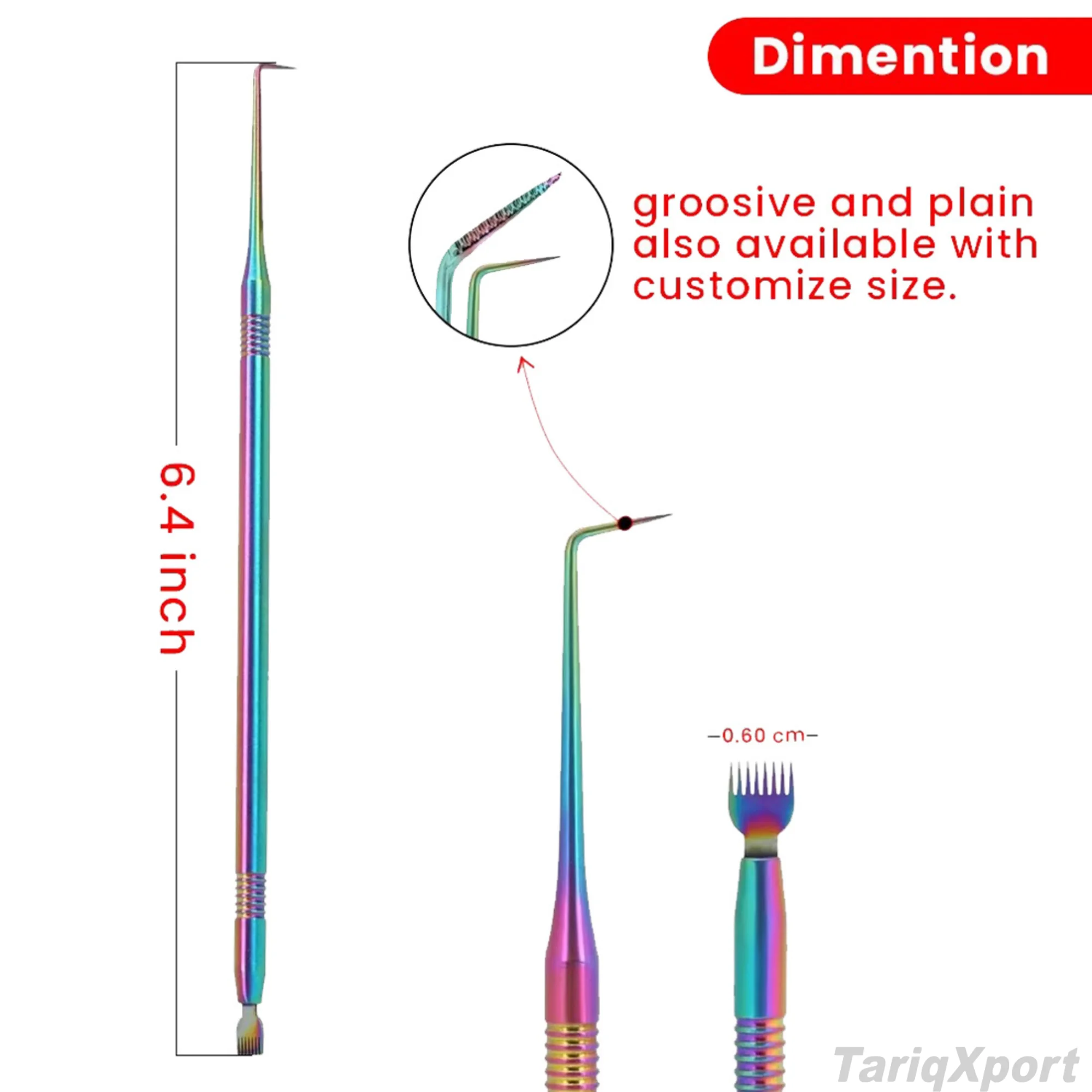 High Quality Professional Stainless Steel Eyelash Separator Lifter Tool Odor Free Semi-Permanent Comfortable Handle Custom Logo - Image 5