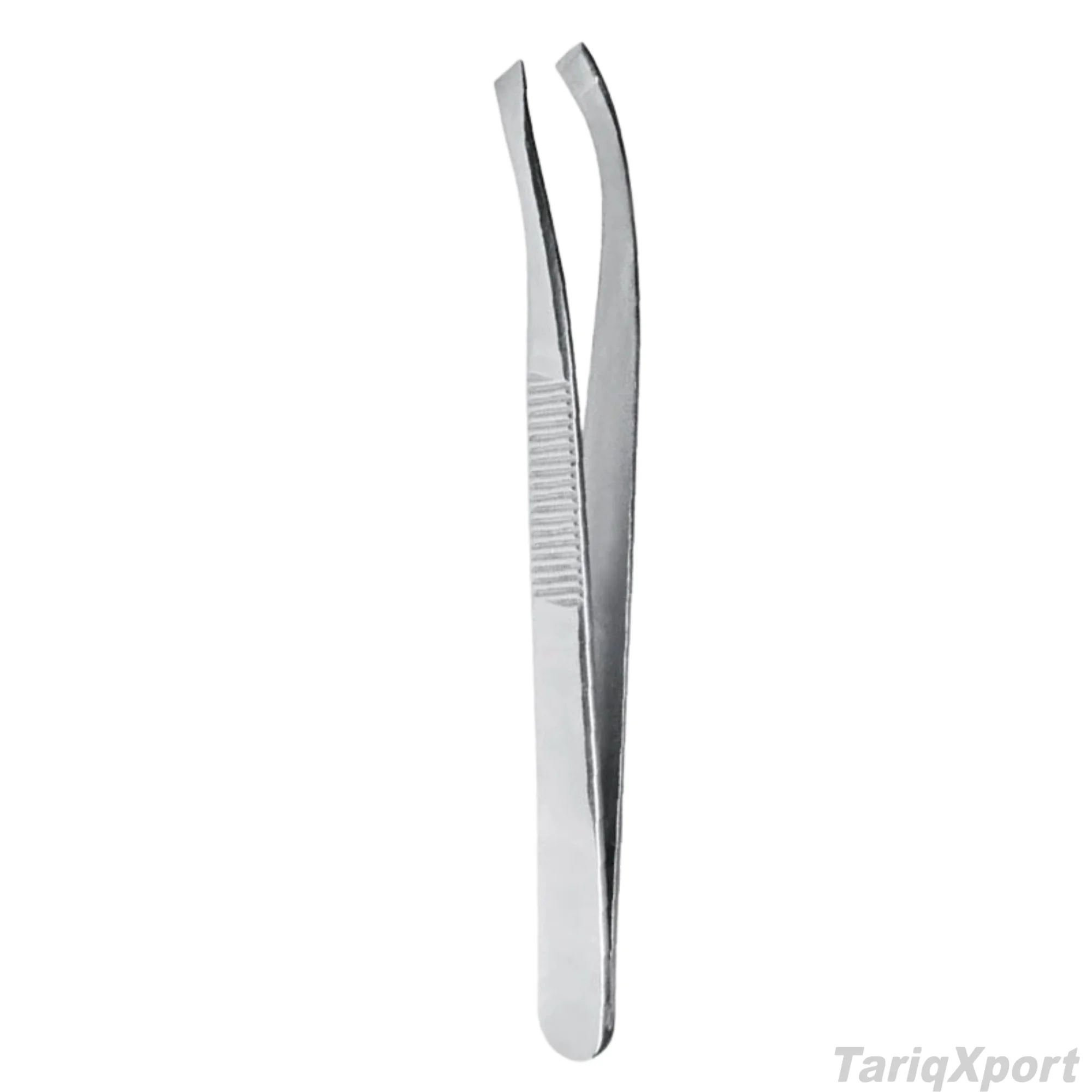 Professional Custom Label Stainless Steel Eyebrow Tweezers Durable Brow Cutting Trimming Tweezers Slanted Tip Beauty Essentials - Image 2