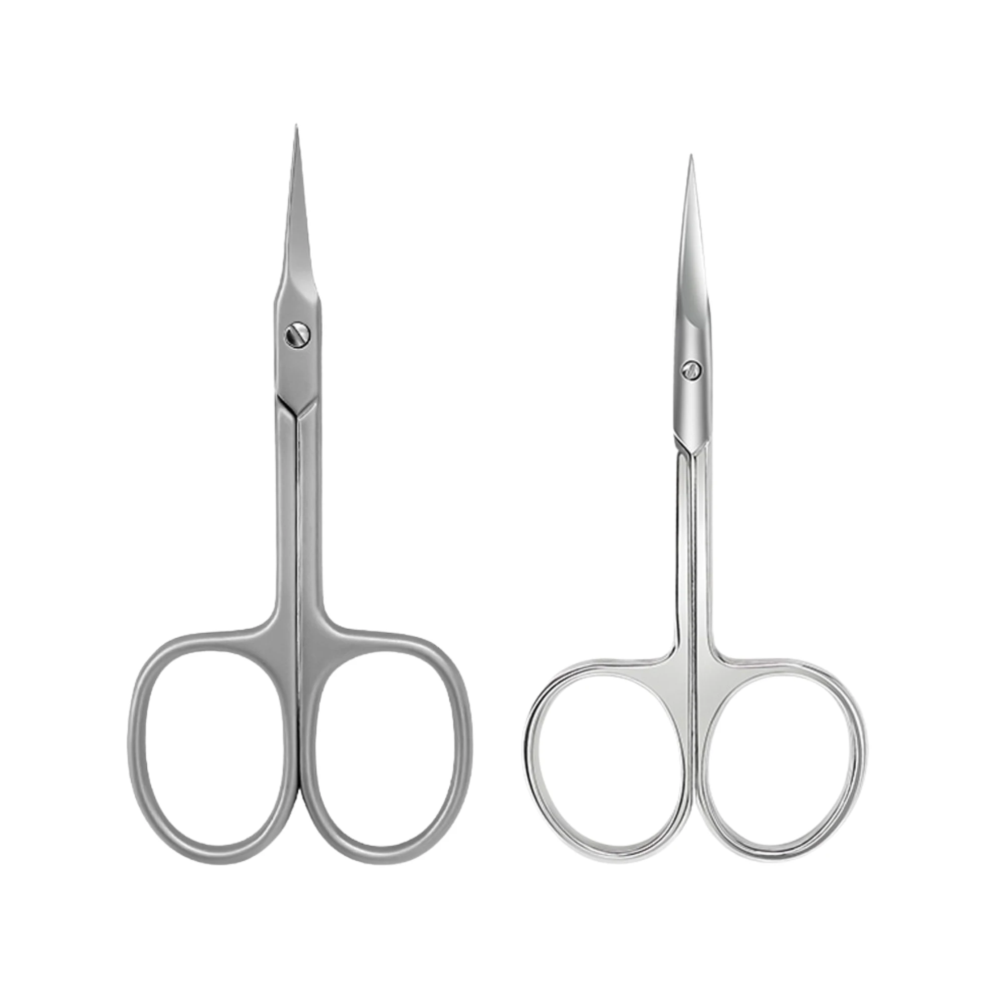Professional Beauty Stainless Steel Sharp Straight Eyebrow Scissors Cuticle & Dead Skin Trimmer for Nail Art & Pedicure