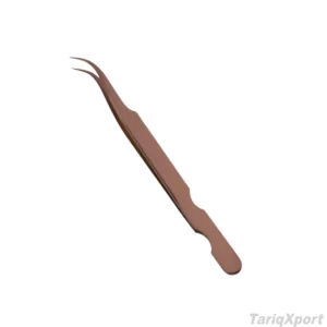 Professional Eyelash Extension Tweezers Stainless Steel Non-Magnetic Lash Tweezer with Comfortable Handle Custom Logo Salon Use