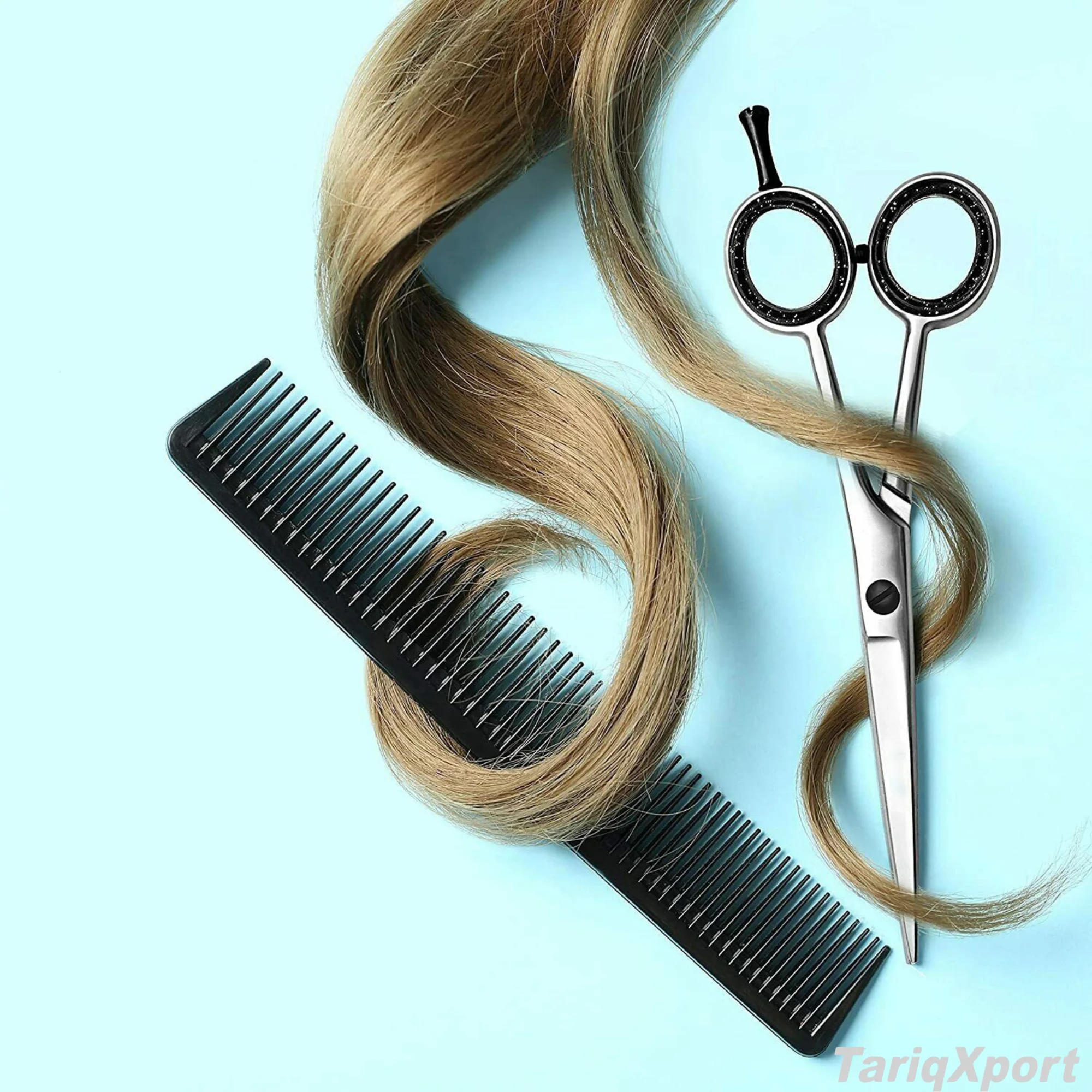 Professional Grade Stainless Steel 4Cr13 Foldable Lightweight Hairdressing Barber Scissors Razor Sharp Customized Logo - Image 6