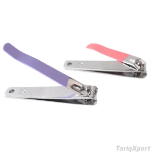 Custom Logo Stainless Steel Curved Nail Cutter Clipper Sharp Blade Wide Jaw Opening Durable Portable Design Finger Toe Nails