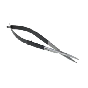 Professional Precision Straight Spring Scissors Stainless Steel Sharp Comfortable Handle for Cuticle Nail Eyebrow Trimming Tool
