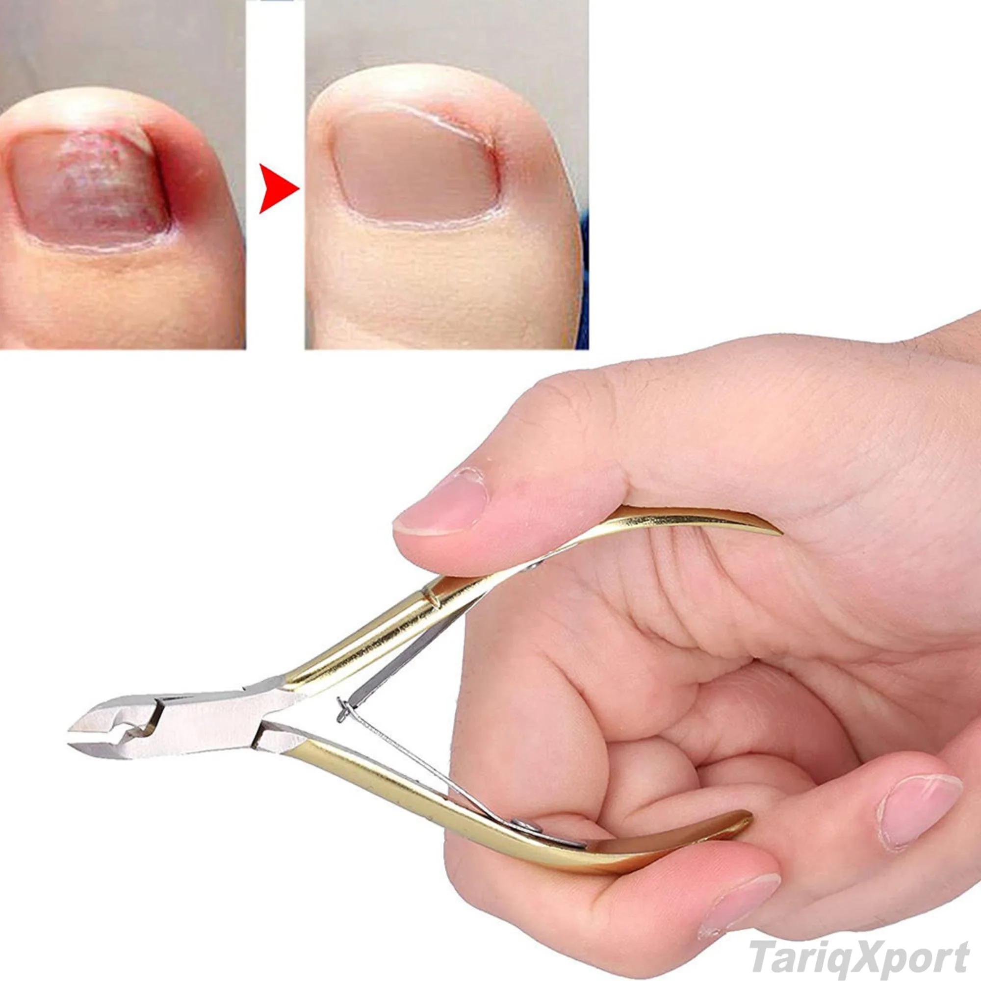 Professional Stainless Steel Nail Clipper 12.5mm Jaw Flat Blade Sharp Tip Durable for Toenail & Finger Use Adult Simple Style - Image 4