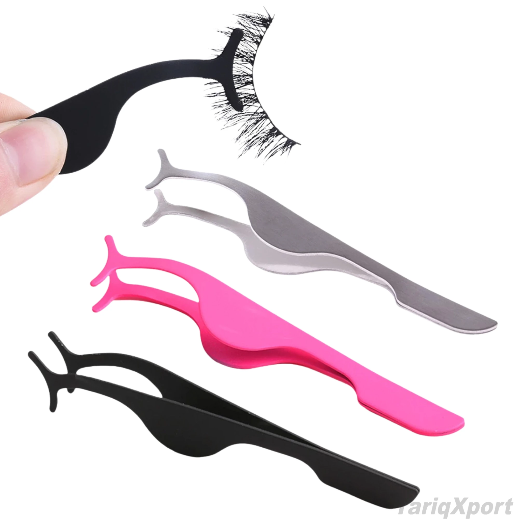 Stainless Steel Eyelash Curler & Applicator Professional False Lash Folder Custom Logo Makeup Tool Wholesale - Image 5