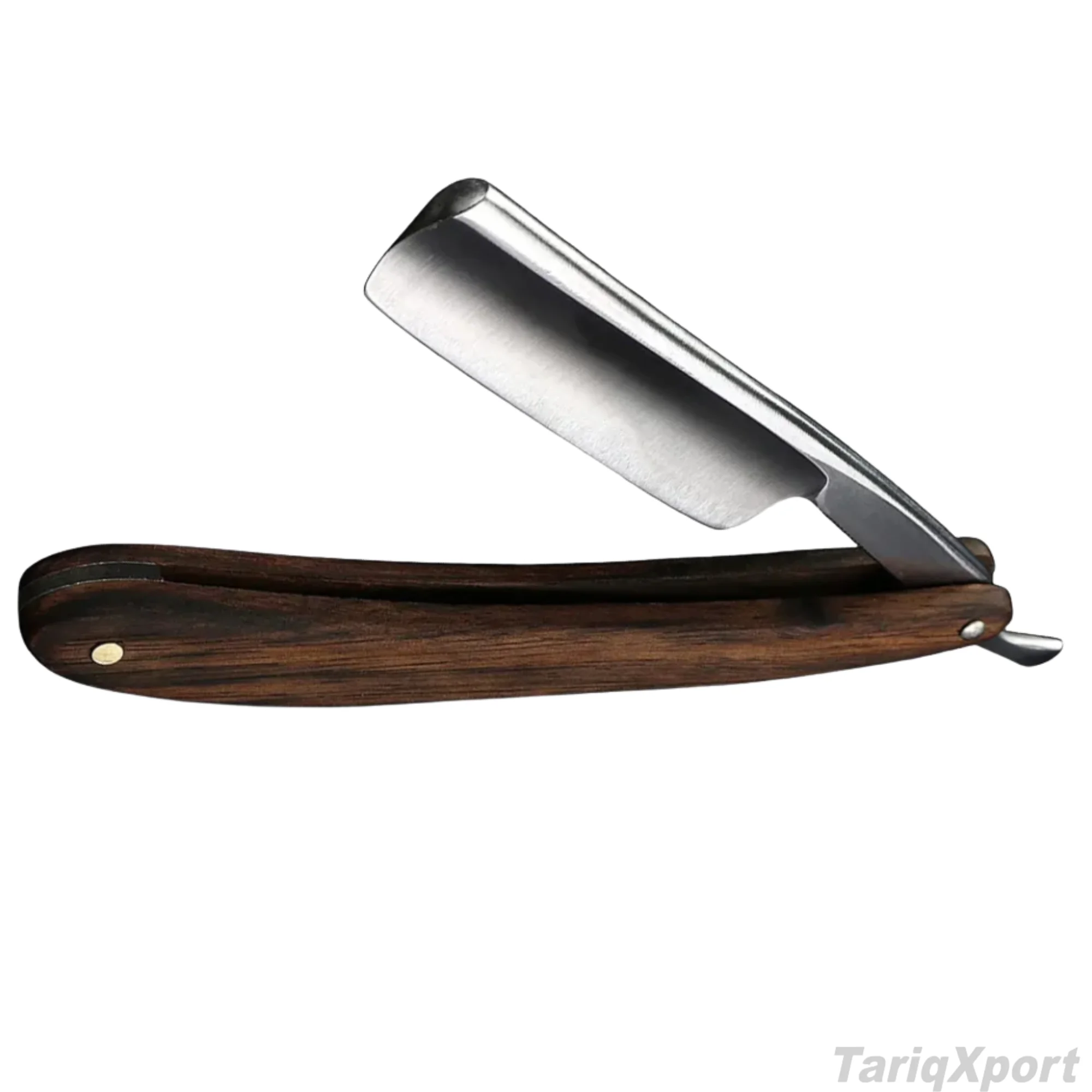 High Quality Disposable Straight Edge Single Blade Barber Razor with Stainless Steel Blade and Wooden Handle for Face & Body Use - Image 4