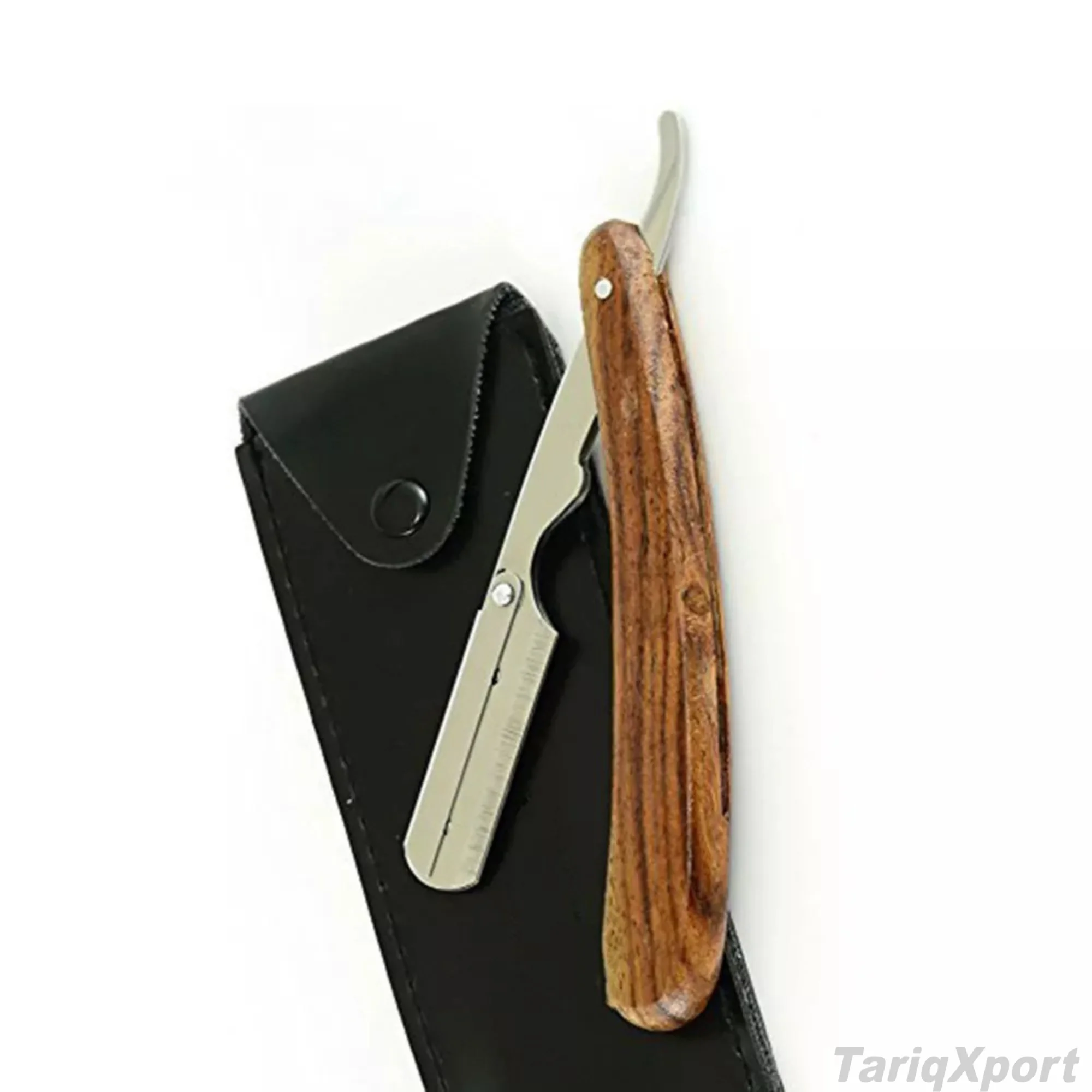 Wholesale Professional Men's Shaving Razor Wood Handle Customized Label Colors Stainless Steel Blade Face Body Single Blade - Image 5