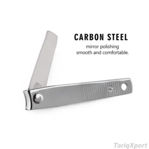 Professional Carbon Stainless Steel Silver Fingernail Clippers Big Nail Cutter for Nail Salon Manicure Pedicure Tool