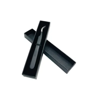 Precision Stainless Steel Eyelash Tweezers for Eyelash Extension Professional Beauty Tool OEM Custom Logo Wholesale