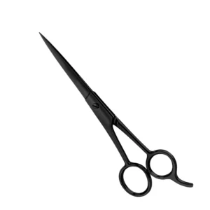 Professional Stainless Steel Titanium Coated Barber Beauty Scissors Custom Logo Adjustable Screw Lightweight Cutting