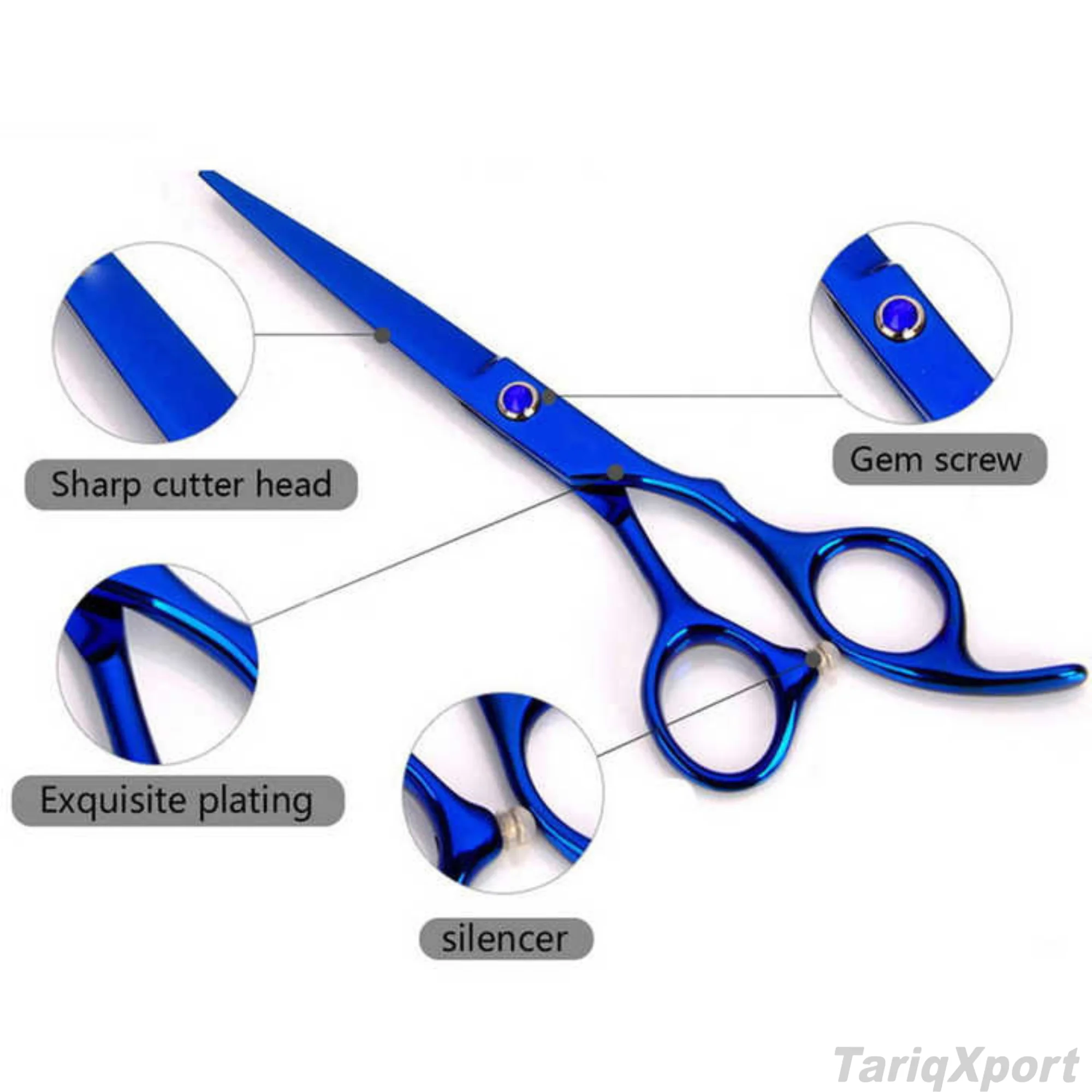 Premium Quality Stainless Steel Barber Scissors Right-Handed Hair Cutting Shears Custom Logo Hair Dressing Available Costum Size - Image 6