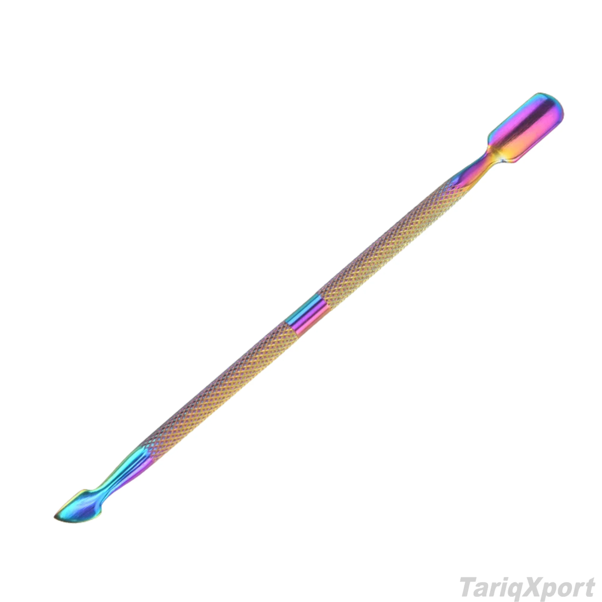 Professional High Quality Stainless Steel Double End Cuticle Nail Pusher Spoon Cleaner Tool Comfortable Handle Custom Logo - Image 5