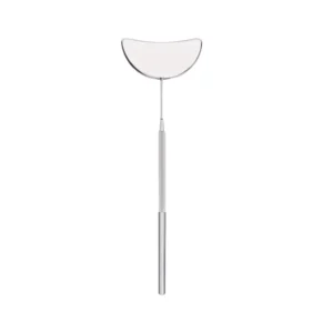 Professional High Quality Lighted Square Eyelash Pocket Mirror Single Side Stainless Steel Handle Personalized Silver Finish