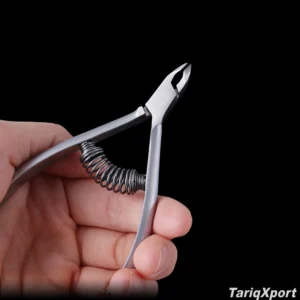 Wholesale Professional Stainless Steel Cuticle Nippers Double Spring Toe Nail Cuticle Clipper Plier Wide Jaw Opening Curved