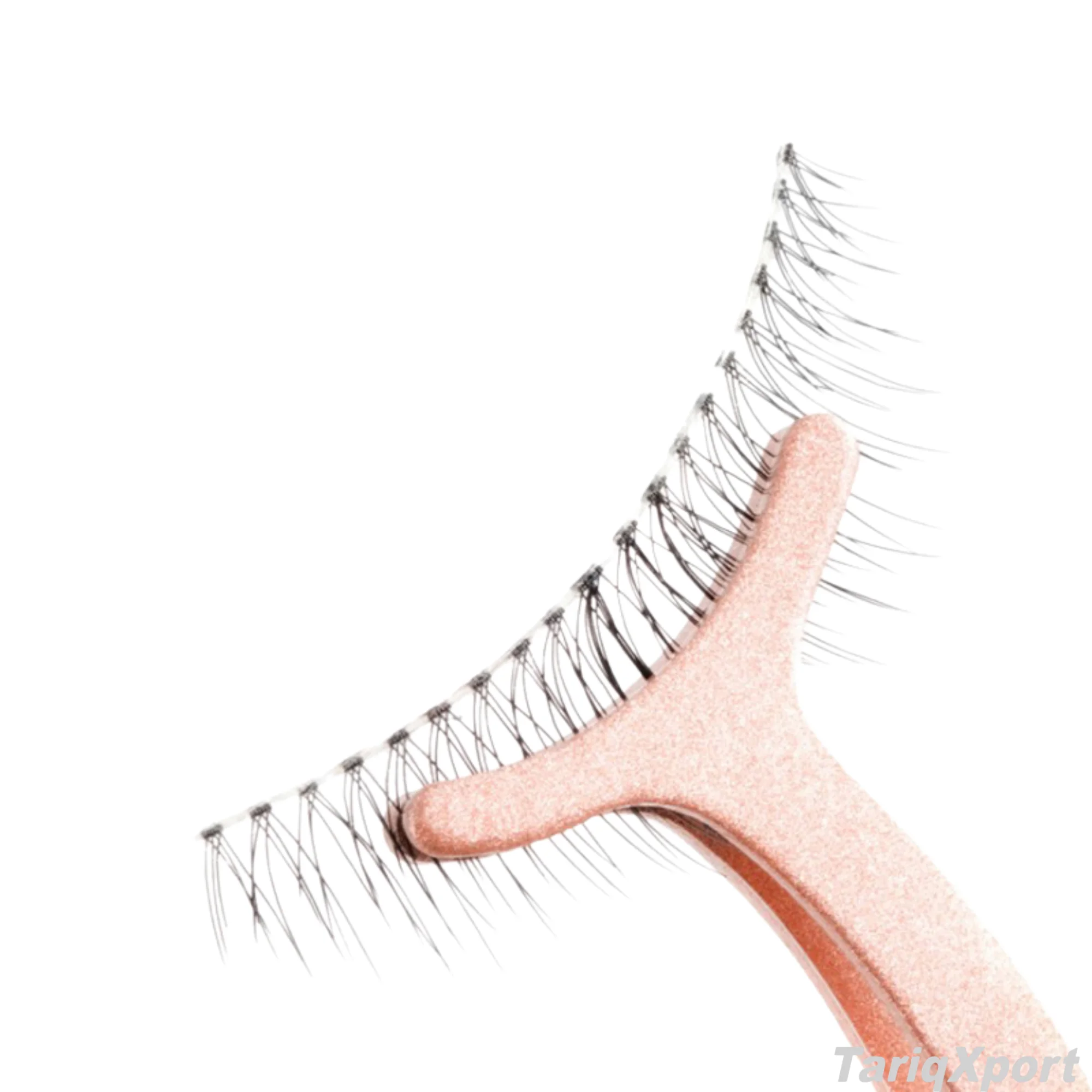 Wholesale Low Price Professional Stainless Steel False Eyelashes Applicator Tool Comfortable Handle Custom Logo Packaging - Image 3