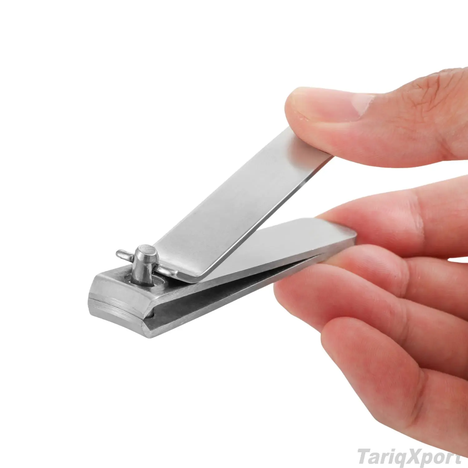 Simple Stainless Steel Nail Clippers Sharp Curved/Straight Portable Wide Jaw Opening Different Color Handles Nail Cutter - Image 6