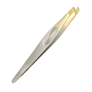 Professional Curved Stainless Steel Eyebrow Tweezers Pointed Tip Eco-Friendly Lightweight Comfortable Handle Beauty Tools Custom