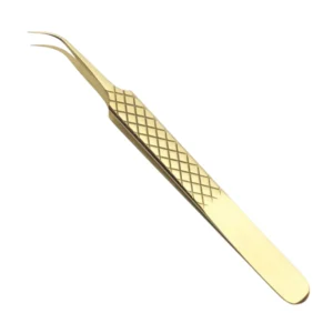 Professional Stainless Steel Eyelash Extension Tweezers Eyebrow Precision Smooth Tip Straight Bend Forceps for Beauty Salon