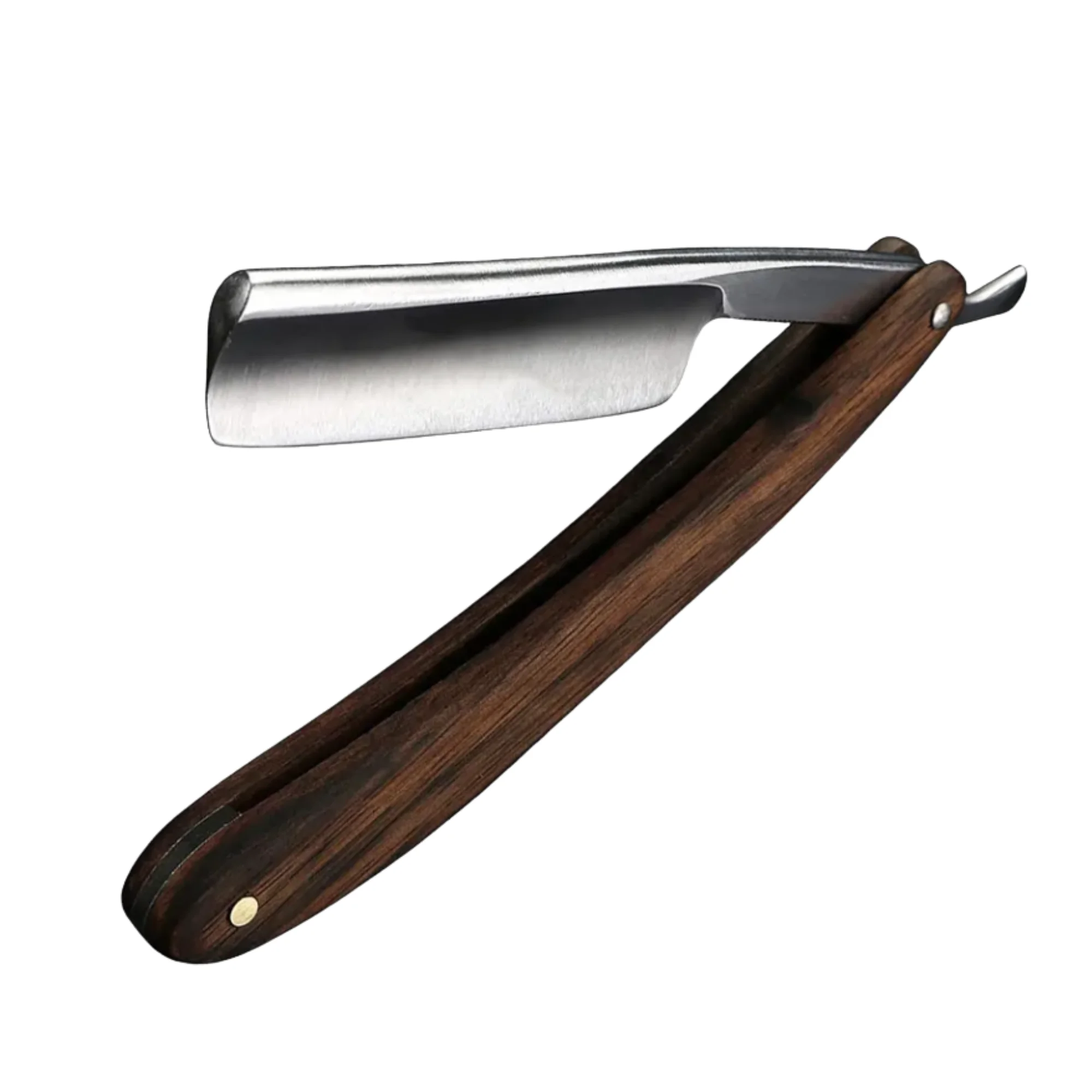 High Quality Disposable Straight Edge Single Blade Barber Razor with Stainless Steel Blade and Wooden Handle for Face & Body Use