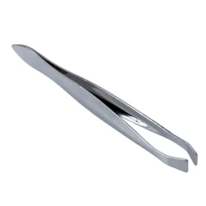 High Quality Customized Anti-Static Black Pointed Curved Straight Stainless Steel Eyebrow Tweezer Reusable Lightweight