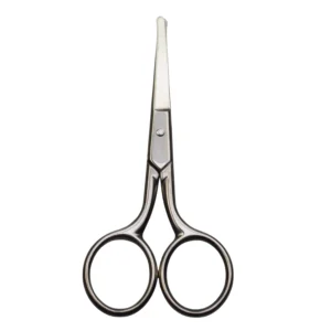 Best Price Professional Stainless Steel Straight Eyebrow Scissors Comfortable Handle Beauty Care Tool Right-Handed Nose Facial