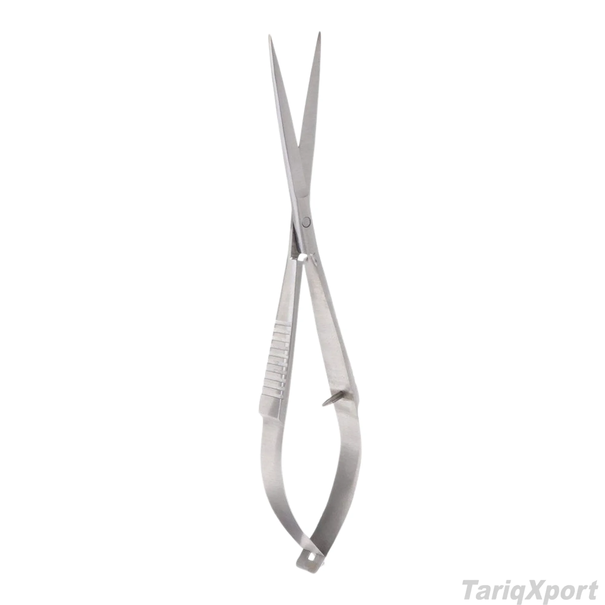 Professional Precision Straight Spring Scissors Stainless Steel Sharp Comfortable Handle for Cuticle Nail Eyebrow Trimming Tool - Image 3