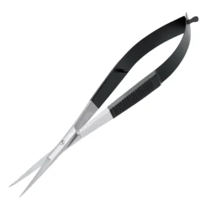 Precise Tip Eyebrow Scissors for Eyebrow Trimming Stainless Steel Craft Scissor with Black Color Coating Pointed Tip