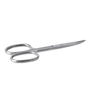 Professional Beauty Stainless Steel Eyebrow Scissors Right-Handed Straight Blade Sharp Tip Custom Logo High Quality Manicure