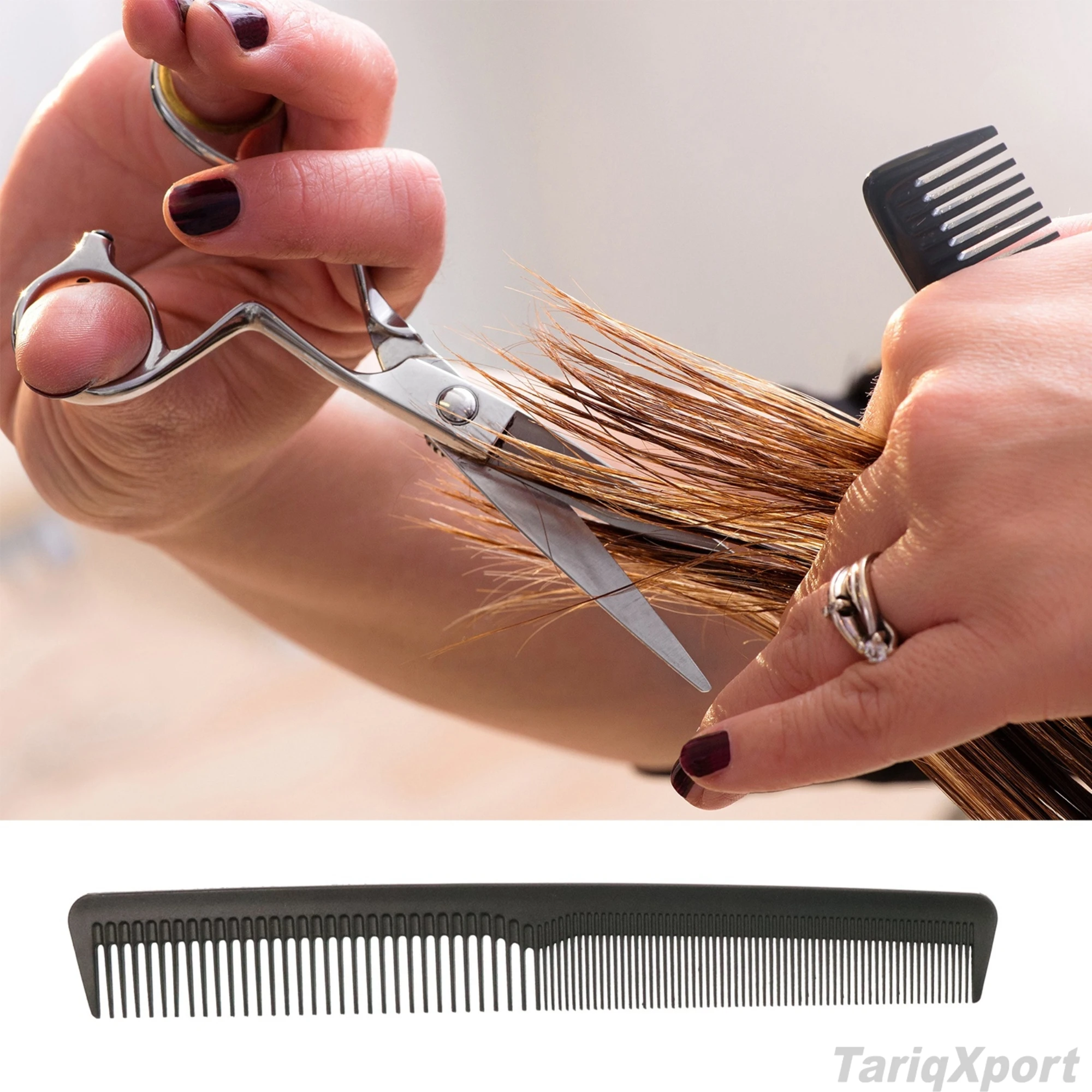 Best Selling Professional Durable Eco-Friendly Classic Large Fashion Bamboo Plastic Barbershop Hair Combs Level Cutting Men - Image 6