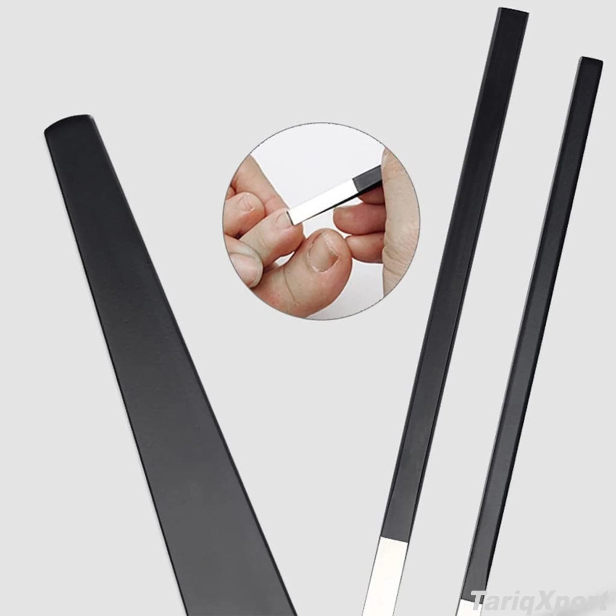 Professional Manicure Nail Kit Stainless Steel Portable Set with Clipper File Scissors in Black Bag with Costum Logo - Image 6