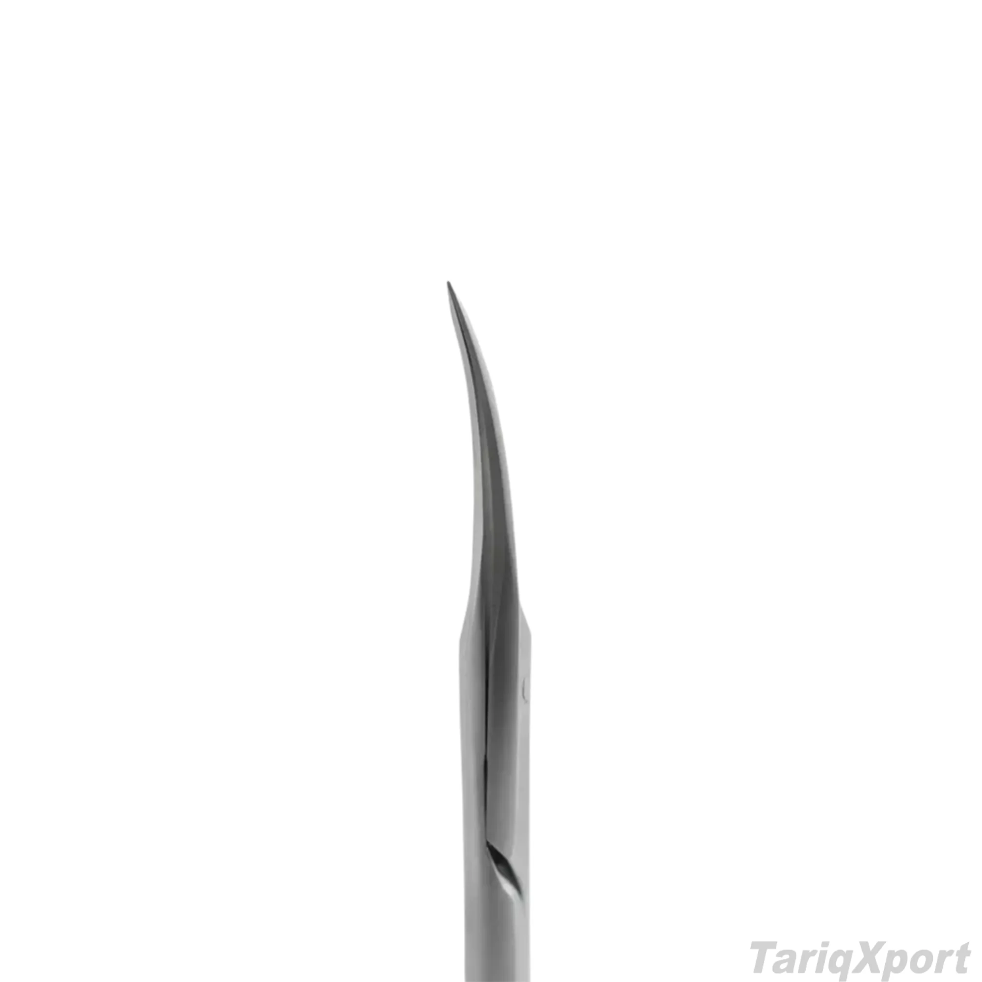 Acrylic Nails Thin Extra Sharp Curved Stainless Steel Blades Manicure Russian Cuticle Scissors with Rubber Ring - Image 4