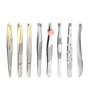Stainless Steel Curved Pointed Customized Eco-Friendly Eyebrow Tweezers Best Seller Manufacturers Supplier Factory Direct