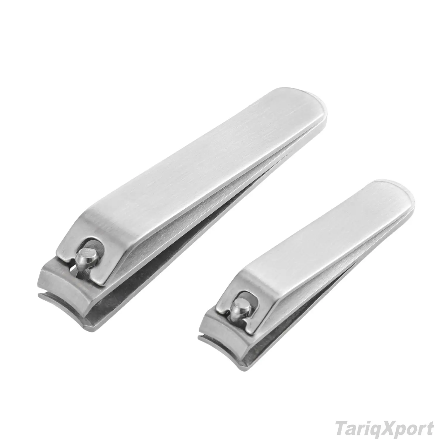 Simple Stainless Steel Nail Clippers Sharp Curved/Straight Portable Wide Jaw Opening Different Color Handles Nail Cutter - Image 4