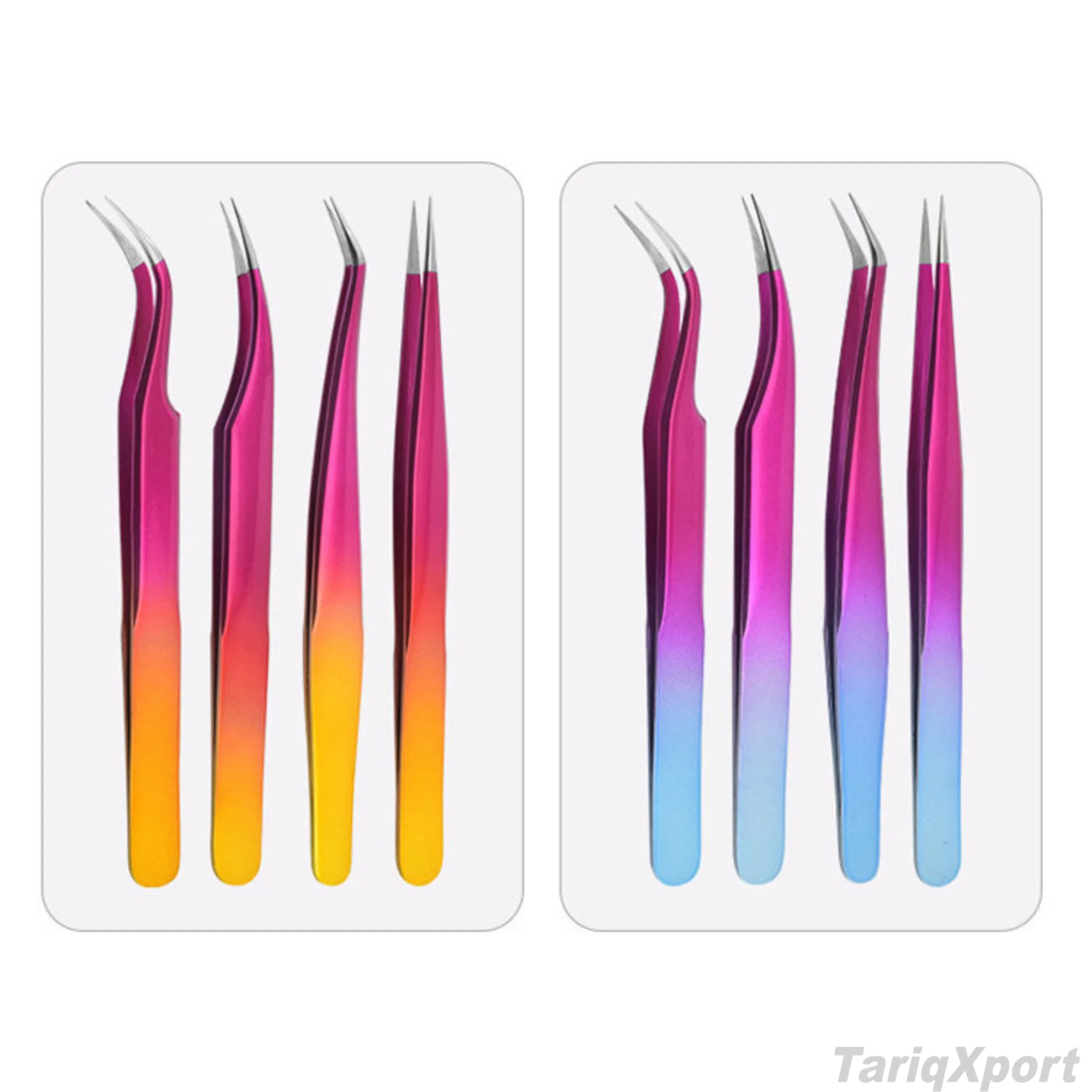 Professional Customizable Stainless Steel Eyebrow Tweezers 10mm Comfortable Handle Precision Smooth Tip for Salon Usage - Image 4