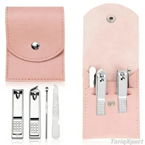 Custom High-quality 4-in-1 4Pcs Stainless Steel Manicure Set Mini Portable Nail Clippers Nail Trimmer for All Ages