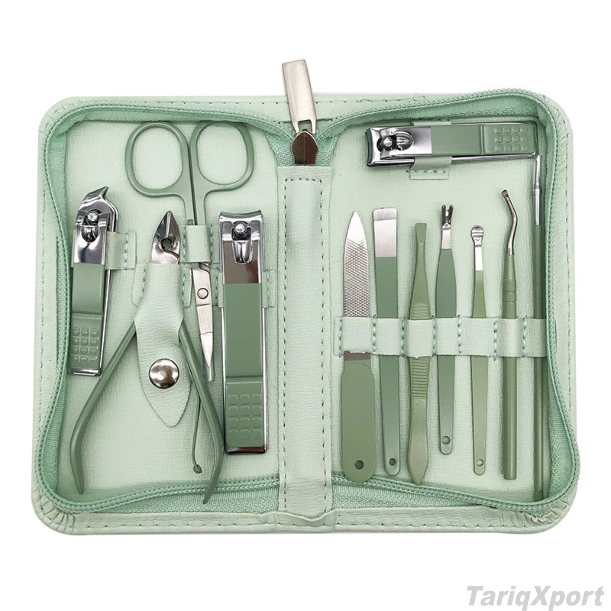 Custom Logo Factory Price Luxurious Professional Manicure Set Stainless Steel Nail Clippers Pedicure Tool Kit 5-in-1 Grooming - Image 5