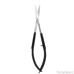 Precise Tip Eyebrow Scissors for Eyebrow Trimming Stainless Steel Craft Scissor with Black Color Coating Pointed Tip