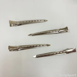 Custom Company Logo Salon Hair Metal Clips and Iron Promotional Hair Clips for Girls Makeup Tool