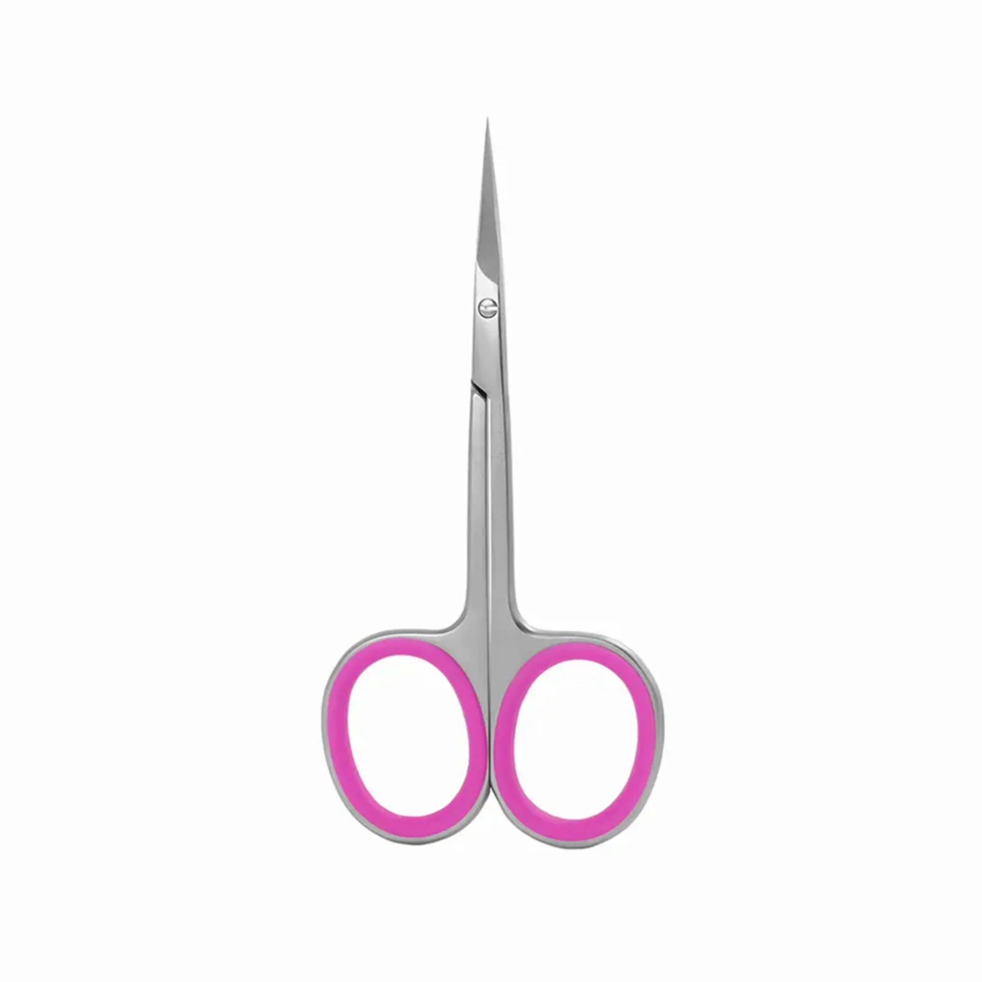 Acrylic Nails Thin Extra Sharp Curved Stainless Steel Blades Manicure Russian Cuticle Scissors with Rubber Ring - Image 2