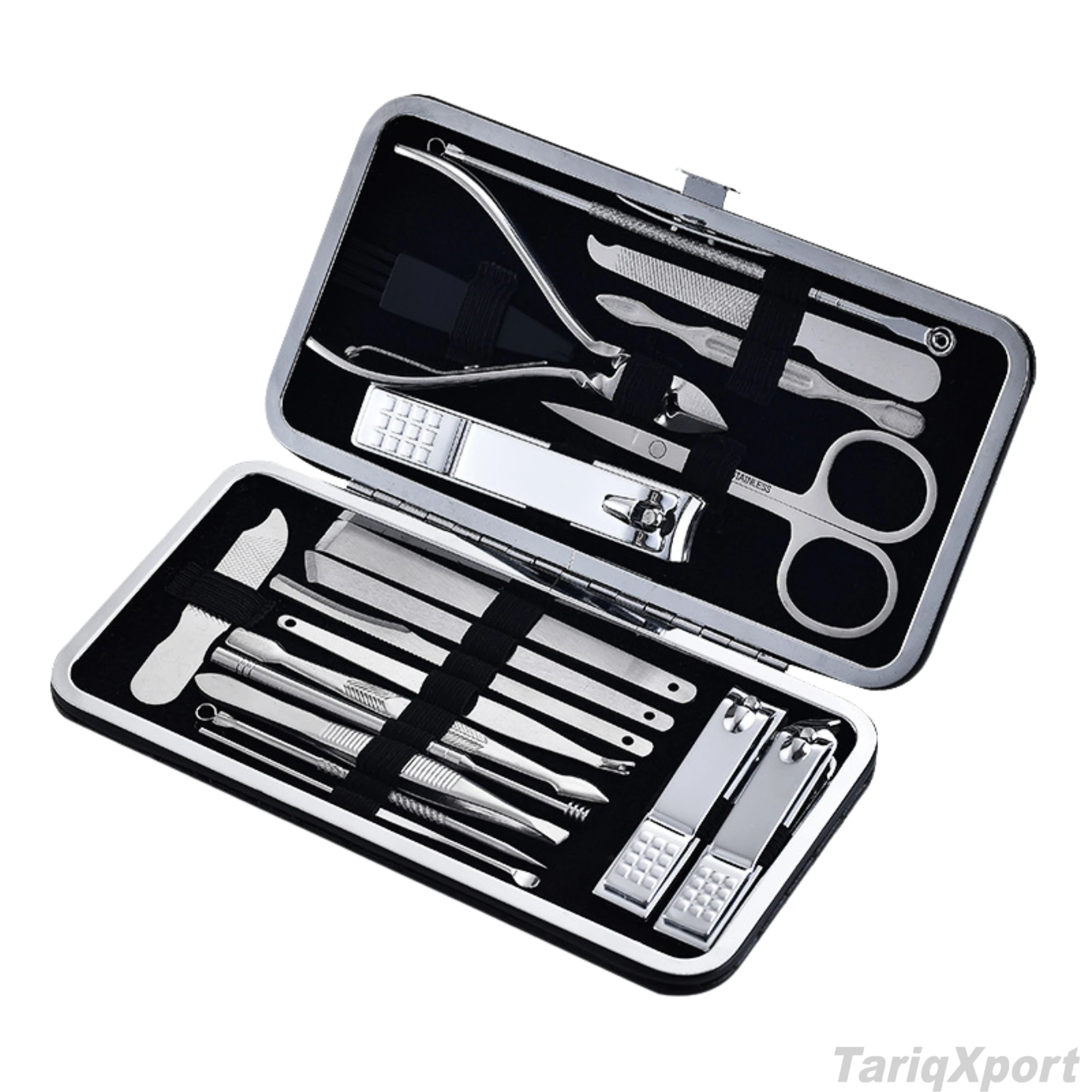 Custom Stainless Steel Classic Professional Durable Multi-functional Single Spring Kit (3-in-1 10-in-1) for Manicure Pedicure - Image 3